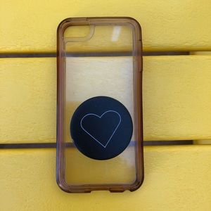 Clear iPod Touch 6 Case/Popsocket
